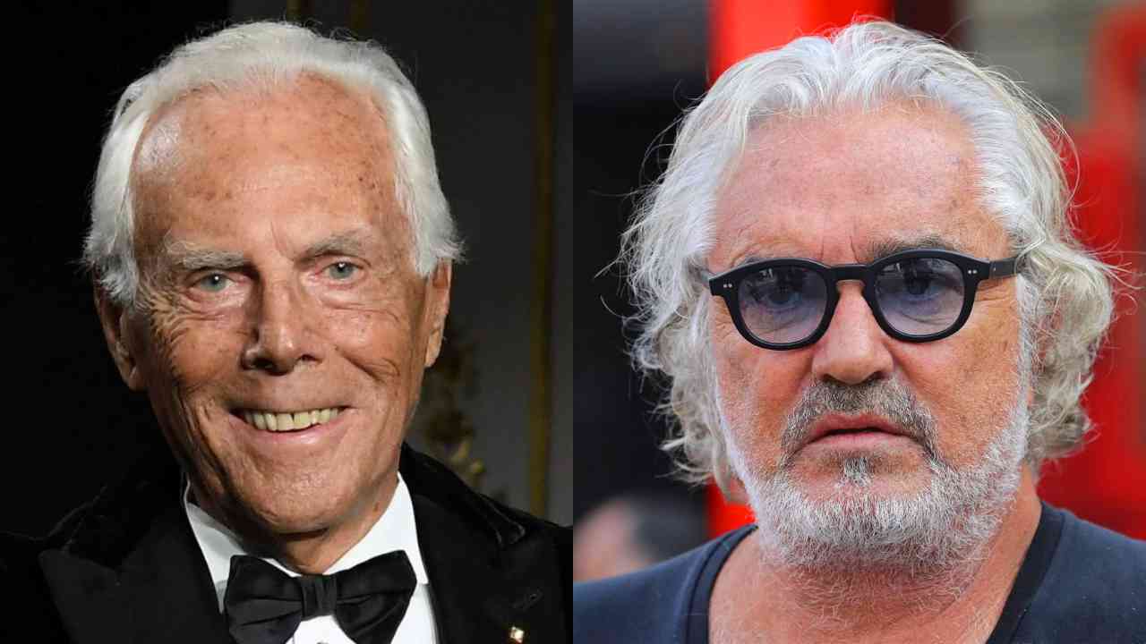 Giorgio Armani insults Flavio Briatore at sea |  There is absolutely no comparison between the two