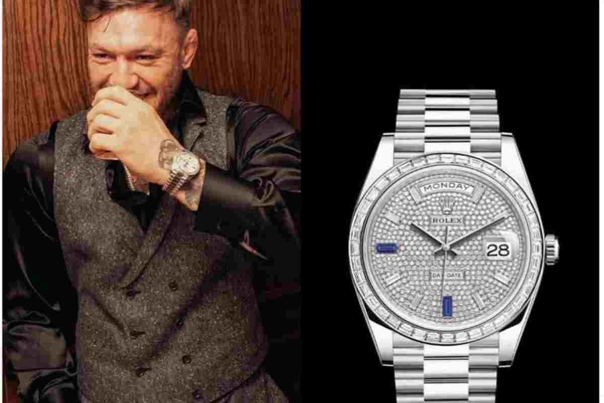 Il Rolex di Conor McGregor (Instagram) 21.12.2022 pontilenews