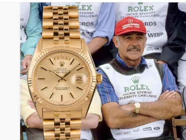 Il Rolex di Sean Connery (Instagram) 9.12.2022 pontilenews
