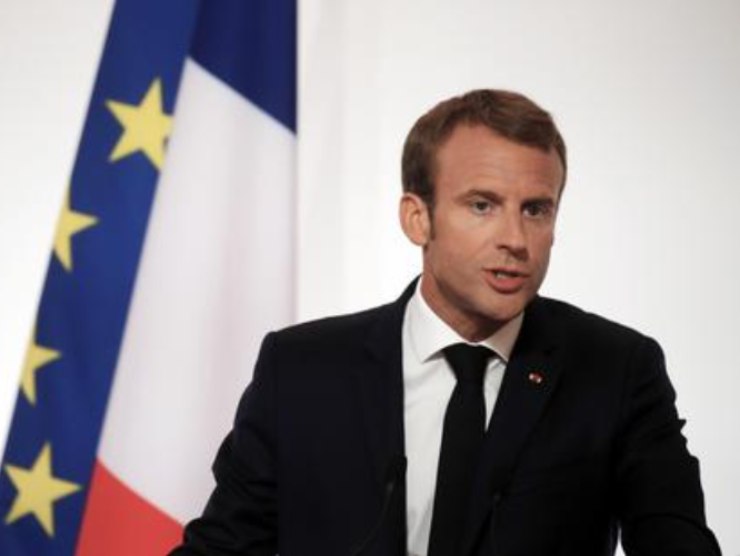 Il presidente francese Emmanuel Macron (Ansa) 14.12.2022 pontilenews