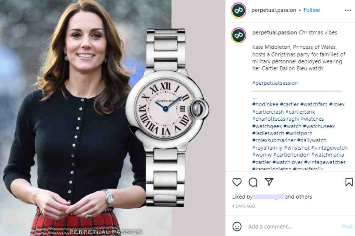 Kate Middleton (Instagram) 28.12.2022 pontilews.it