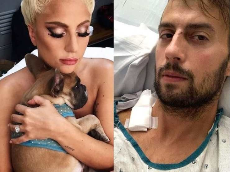 Lady Gaga e il suo dog sitter (Instagram) 10.12.2022 pontilenews