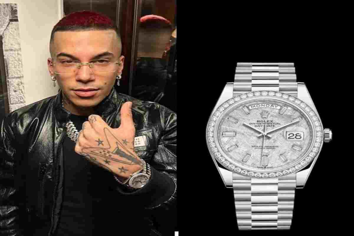 L'orologio di Sfera Ebbasta (Instagram) 25.12.2022 pontilenews