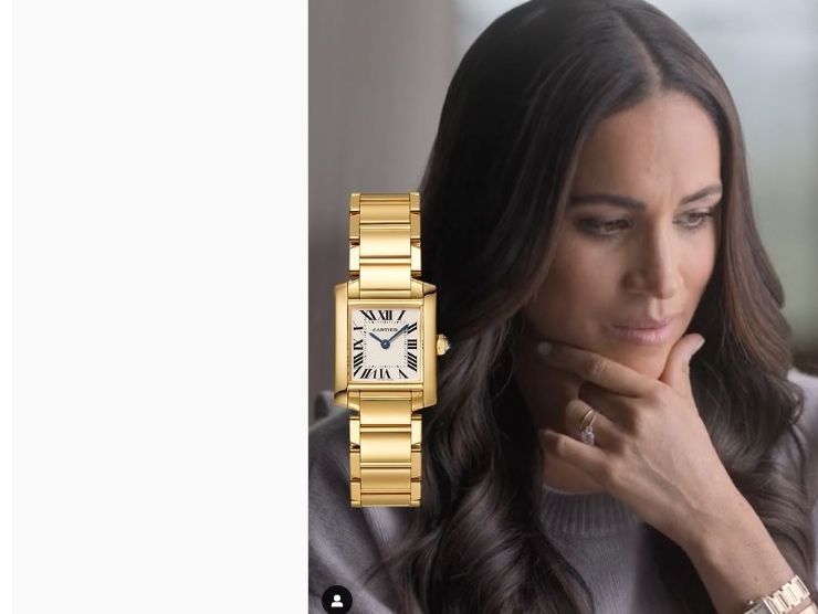 Meghan con il suo orologio Cartier (Instagram) 17.12.2022 pontilenews