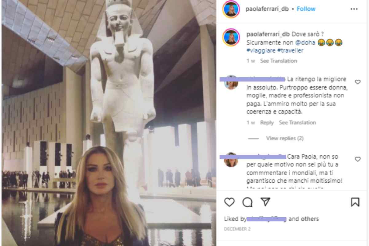 Paola Ferrari (via Instagram) 16.12.2022 pontilenews.it (1)