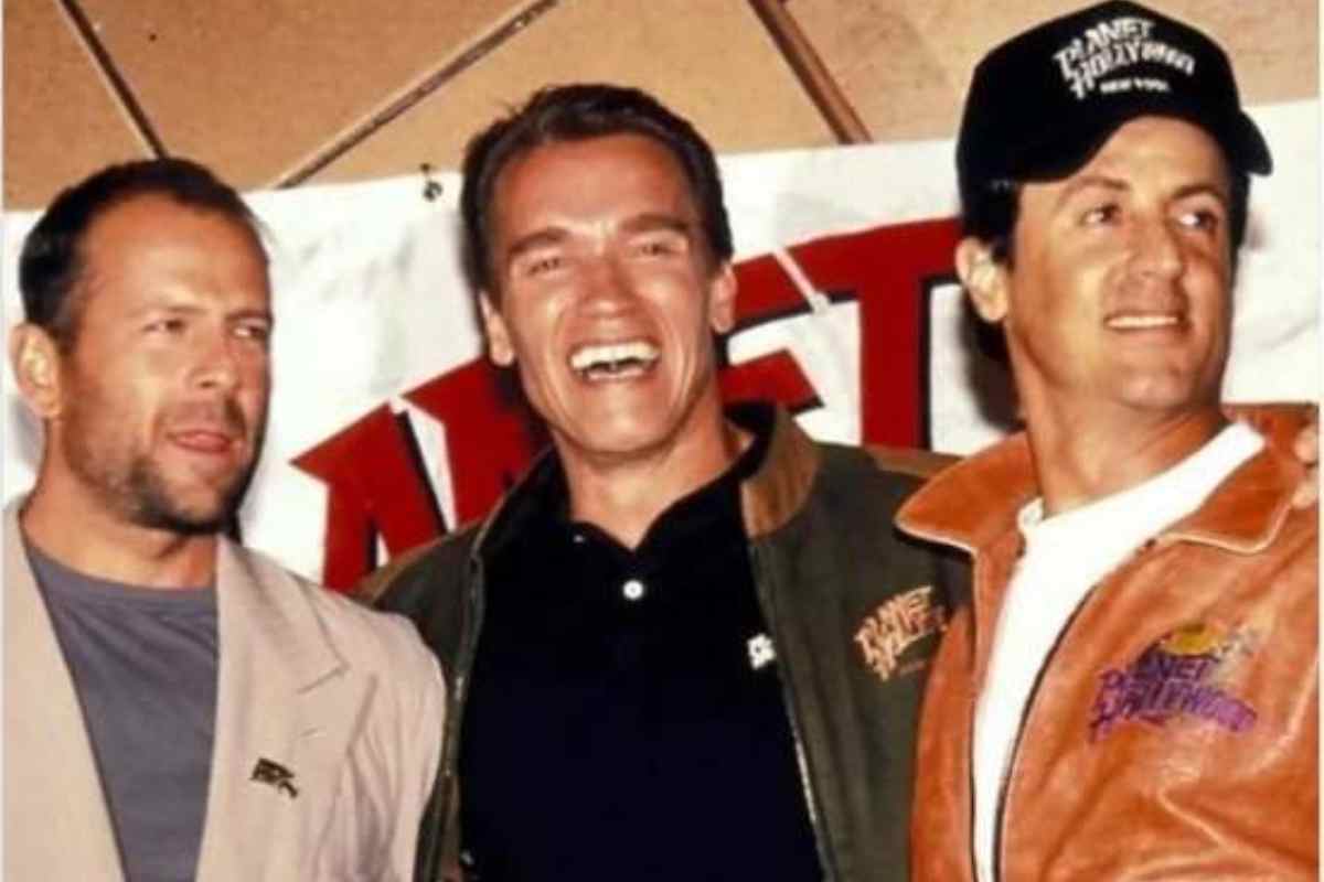 Stallone, Schwarzwegger e Willis 