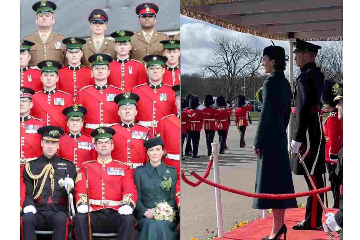 La Principessa Catherine alla parata di San Patrizio eredita il titolo di Colonnello 