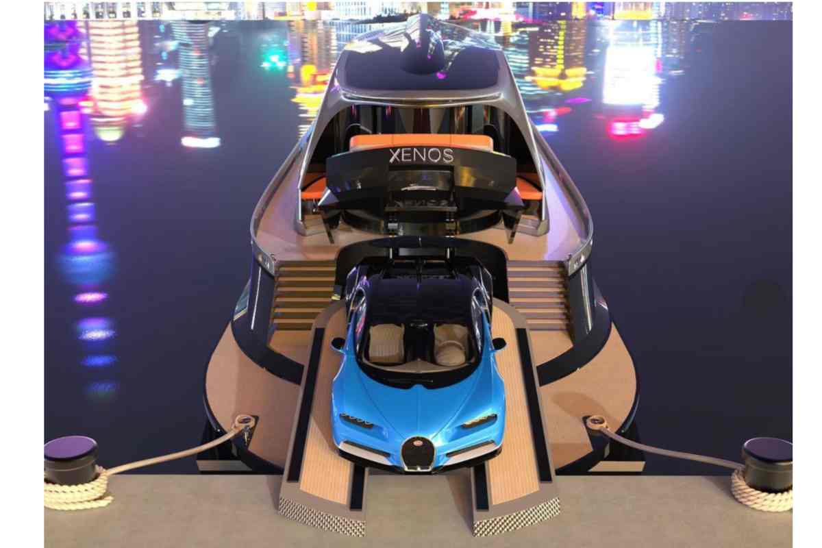 Bugatti Chiron a portata di Yacht grazie al designer italiano Pierpaolo Lazzarini