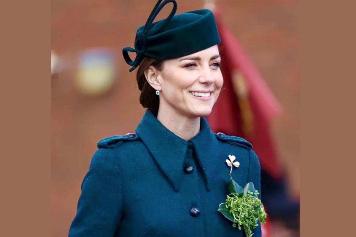 La Principessa Catherine indossa il simbolo Irlandese e diventa Colonnello Onorario delle Guardie Irlandesi