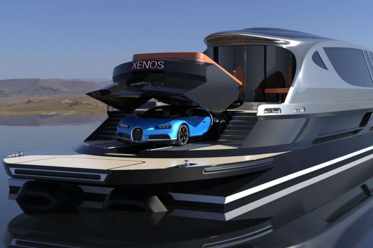 Xenos lo yacht che ti regala una Bugatti Chiron