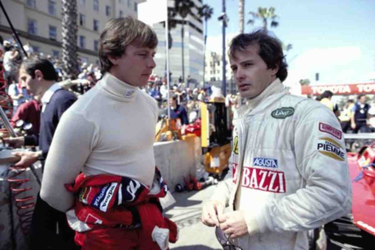 Didier Pironi con Gilles Villeneuve