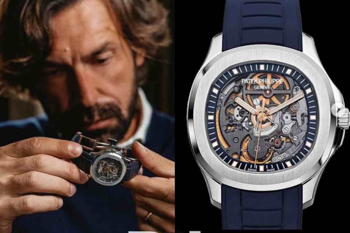 L'orologio di Andrea Pirlo (Instagram) 3.1.2023 pontilenews