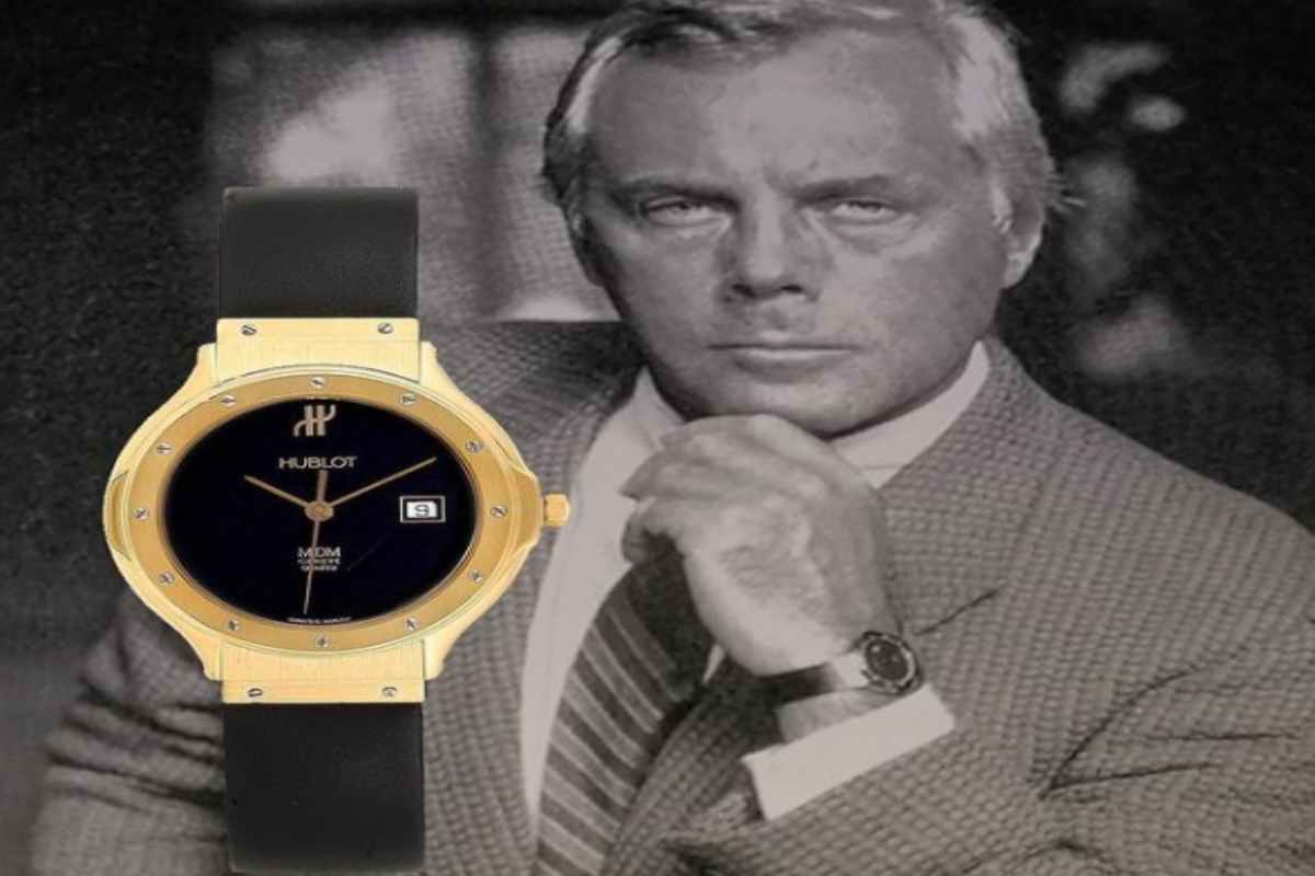 L'orologio di Giorgio Armani (Instagram) 6.1.2023 pontilenews