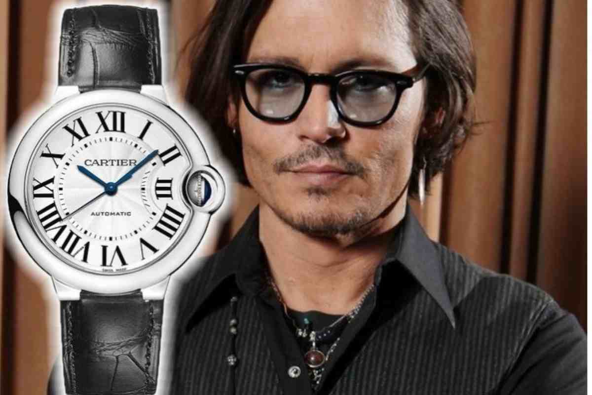 L'orologio di Johnny Depp (Instagram) 2.1.2023 pontilenews