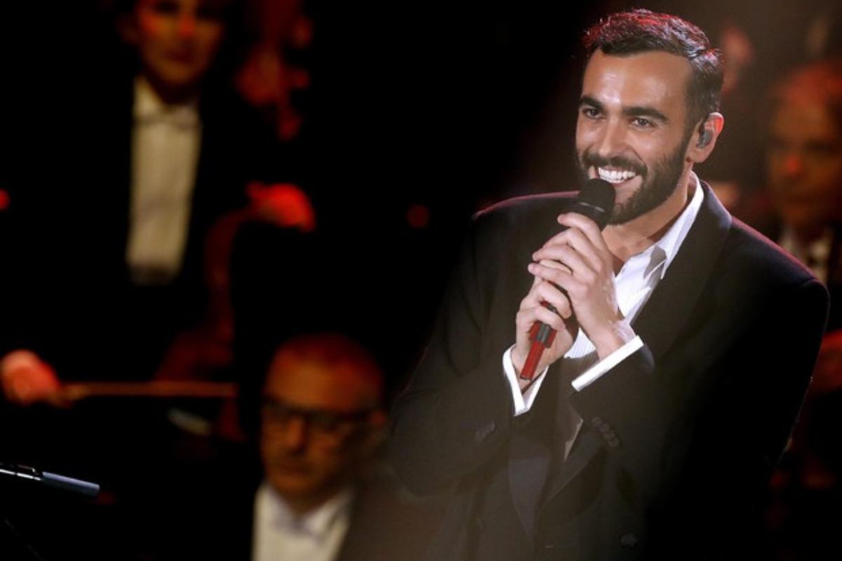 Il cantante Marco Mengoni 