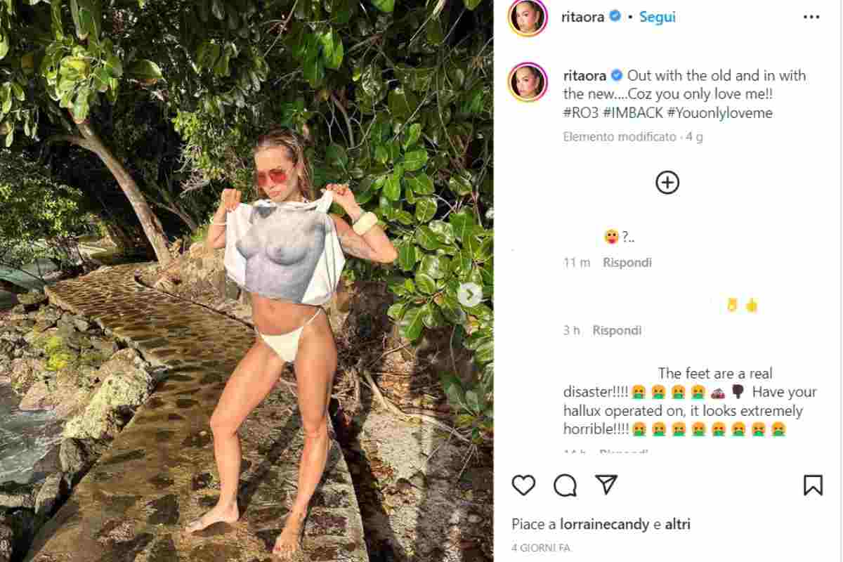 Rita Ora (Instagram) 11.1.2023 pontilenews