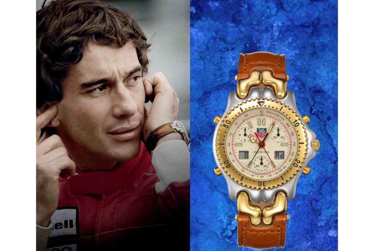 Ayrton Senna, per il campione al polso solo orologi di grande stile