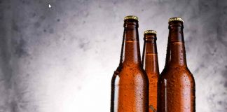 bottiglie di birra fresca