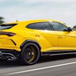 Lamborghini Urus distrutta