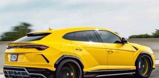 Lamborghini Urus distrutta