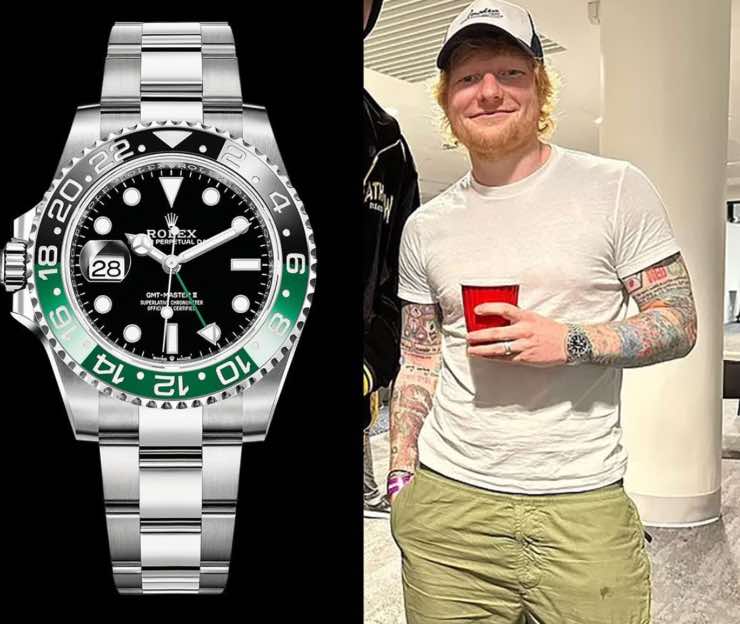 l'orologio di Ed Sheeran 