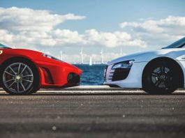 ferrari mercedes loghi