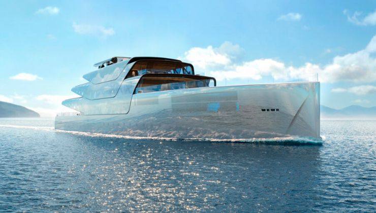 Yatch a 3 D invisibile