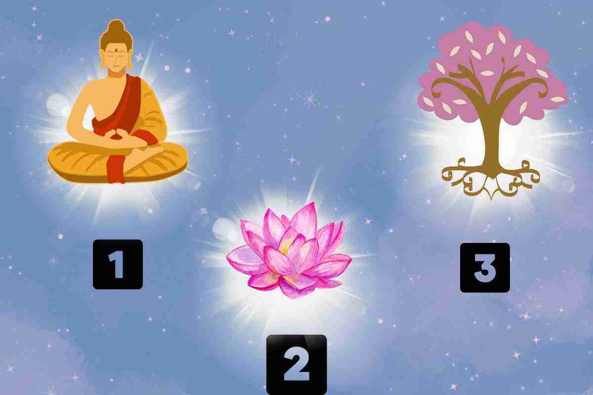 Test personalità buddha fiore di loto albero vita