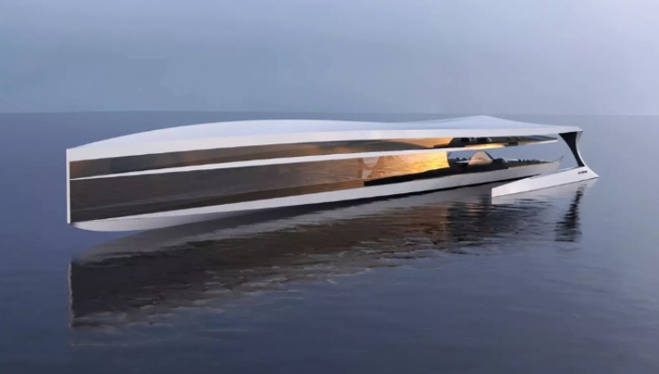 Yacht futuristico