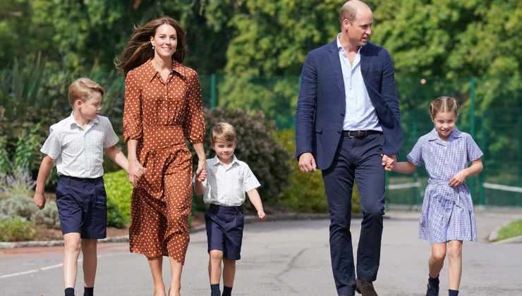 Kate, William e i principini