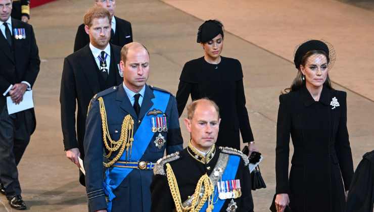 Harry, Meghan, Kate e William