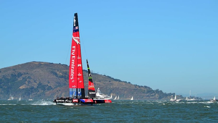 I campioni in carica, il team New Zealand