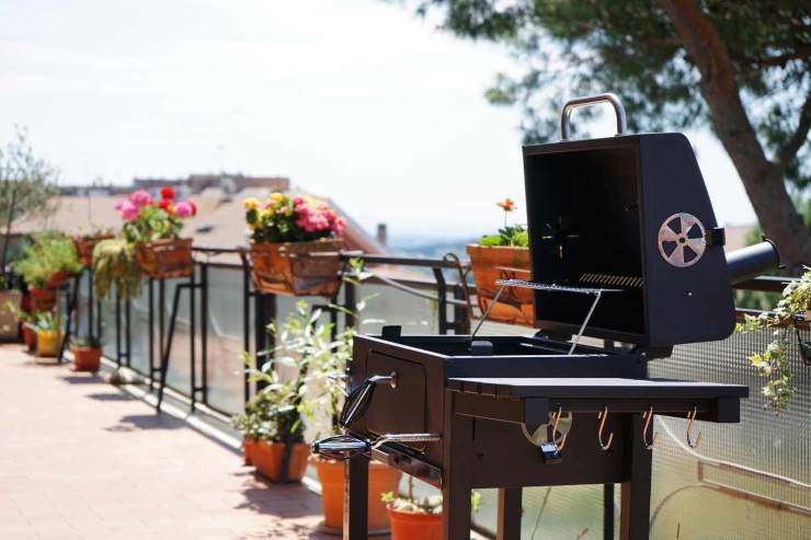 Come fare un barbecue sul terrazzo