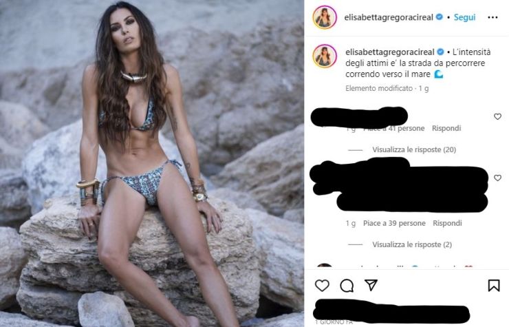elisabetta gregoraci in bikini