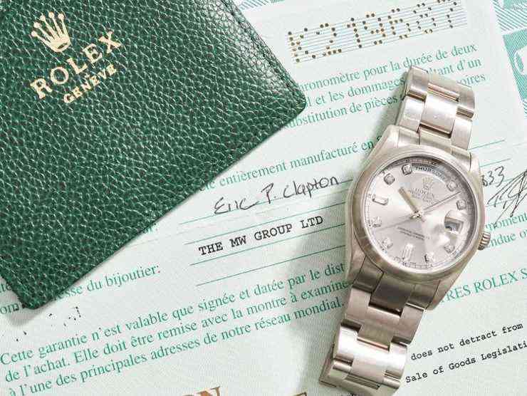 Rolex Eric Clapton 