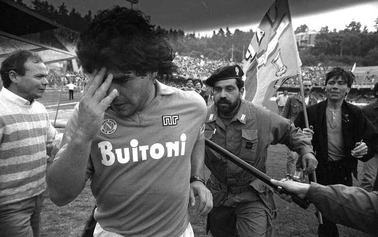 Maradona il video dell'apparizione