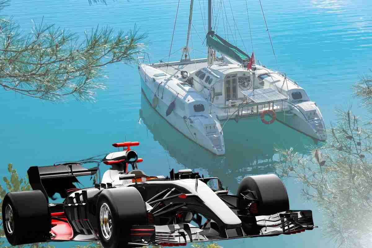 il catamarano che fa impazzire la formula1