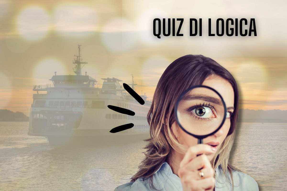 Quiz di logica dei traghetti da risolvere