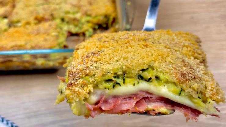 Ricetta per zucchine con prosciutto e mozzarella