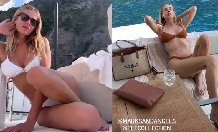 alessia marcuzzi positano