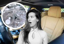 Lasciare una bottiglia di plastica in auto è molto pericoloso