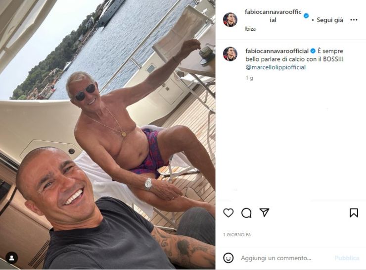 Fabio Cannavaro Lippi foto