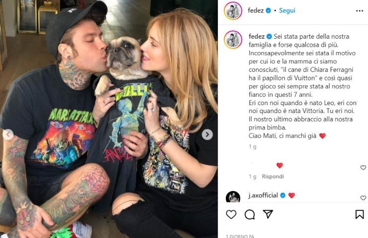 fedez lutto improvviso