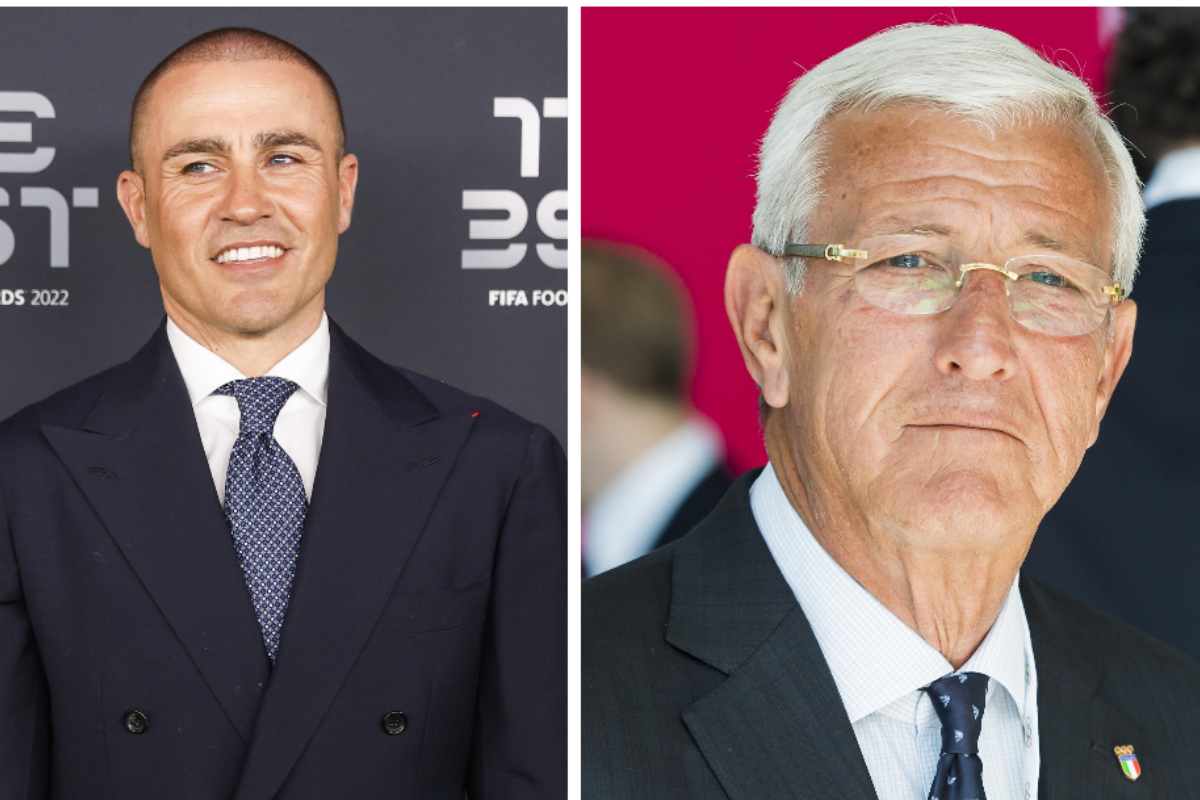 lippi cannavaro in barca insieme