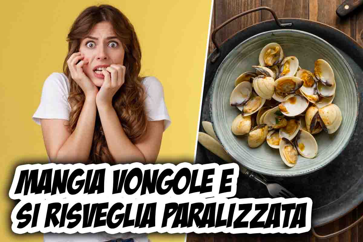 Mangia vongole e si risveglia paralizzata: la storia può salvarti la vita