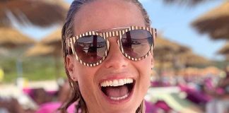 Michelle Hunziker vacanza spettacolare