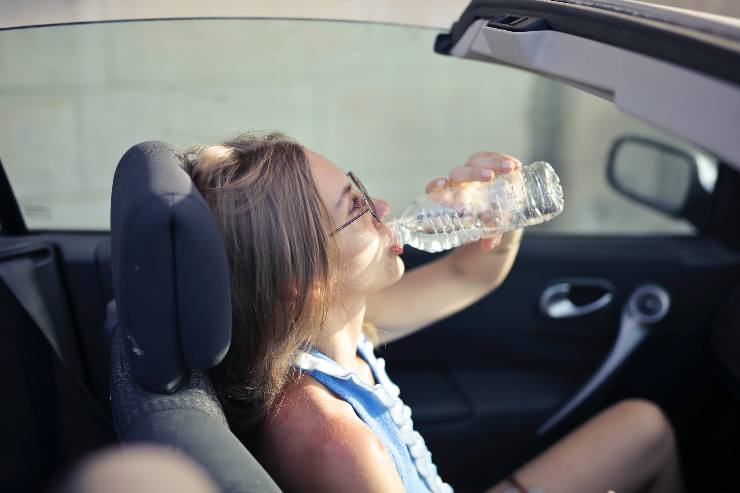 caldo in auto rimedi