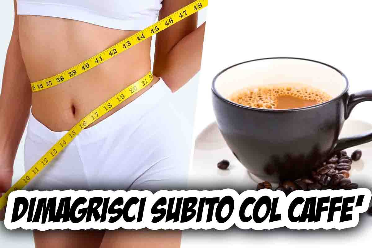 dimagrire con il caffè