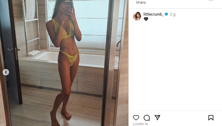 Elisabetta Canalis è uno spettacolo in intimo