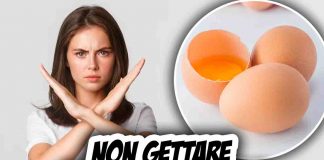 non gettare gusci uova: l'utilizzo alternativo